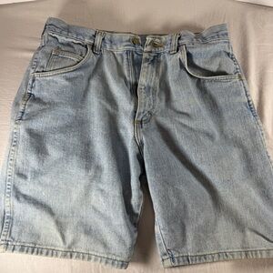 VTG Wrangler Men’s 32 Blue Denim Jean Shorts Jorts Y2K